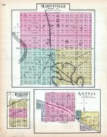 Marysville, Bigelow, Axtell, Kansas State Atlas 1887